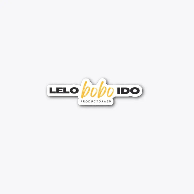 Lelo, bobo, ido estampa 